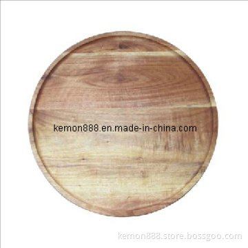 Wood Round Platter